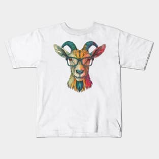 Glorious Goat: The Wise Wanderer Kids T-Shirt